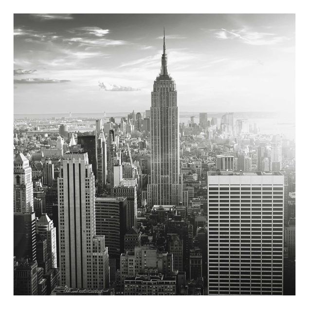 Obrazy na szkle kwadrat Manhattan Skyline
