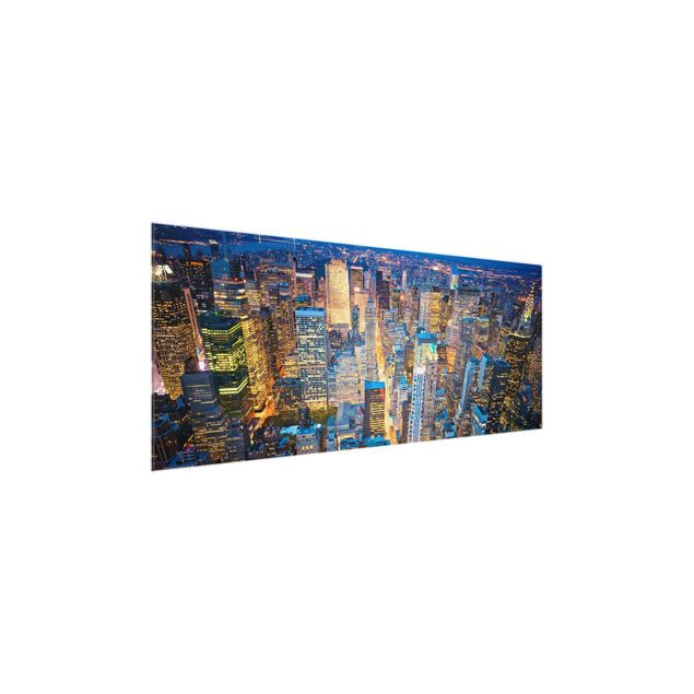 Obrazy na szkle panorama Midtown Manhattan