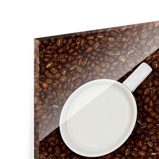 Obraz na szkle - Kawa mleczna