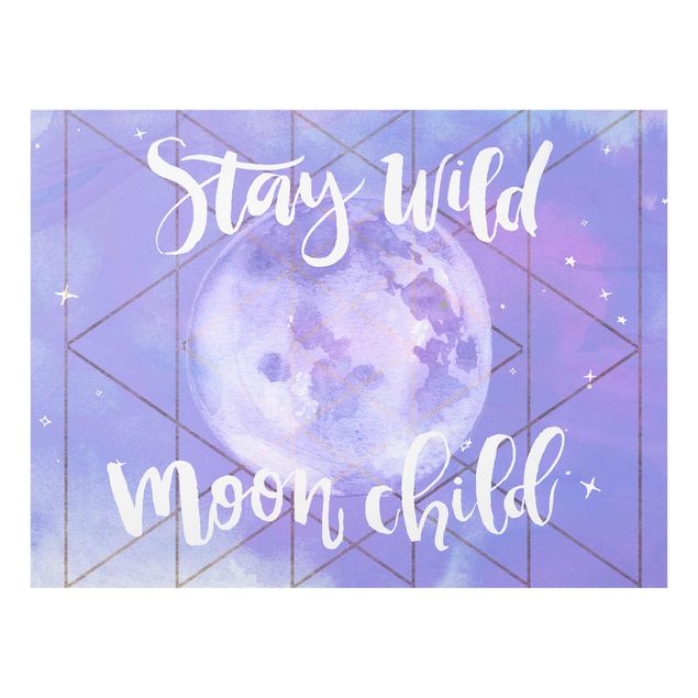 Obrazy do salonu nowoczesne Moon Child - Stay wild
