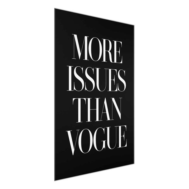 Obrazy do salonu Więcej problemów niż Vogue