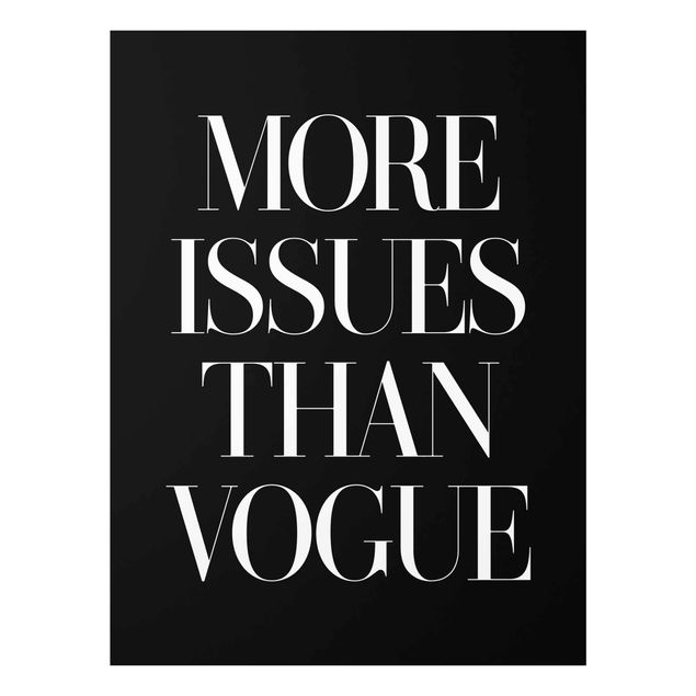 Obrazy nowoczesne Więcej problemów niż Vogue