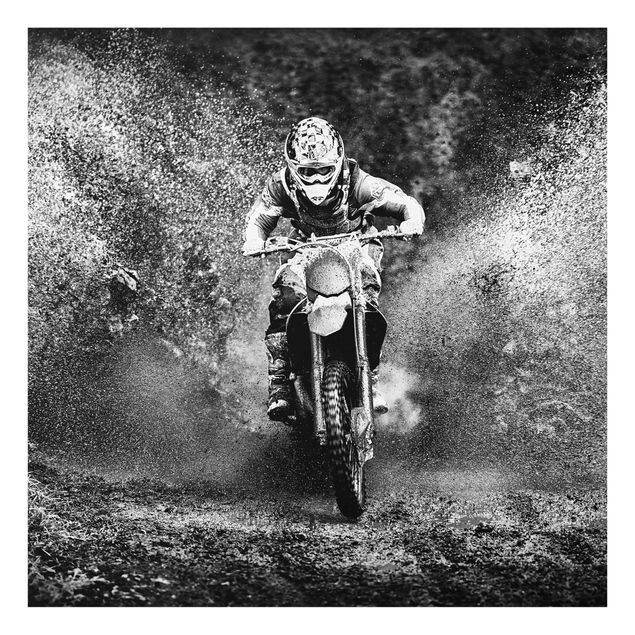 Nowoczesne obrazy Motocross w błocie