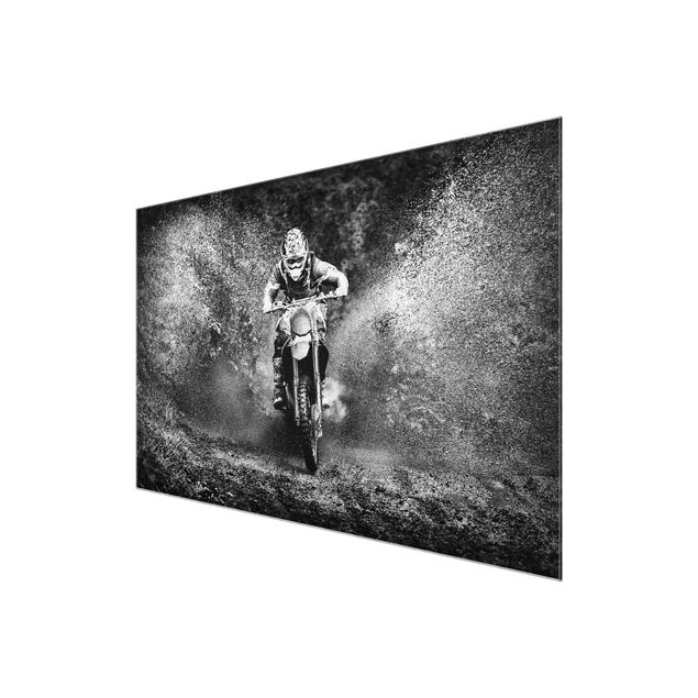 Obrazy portret Motocross w błocie