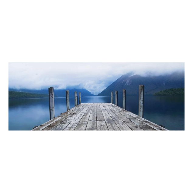 Obrazy do salonu nowoczesne Nelson Lakes National Park Nowa Zelandia