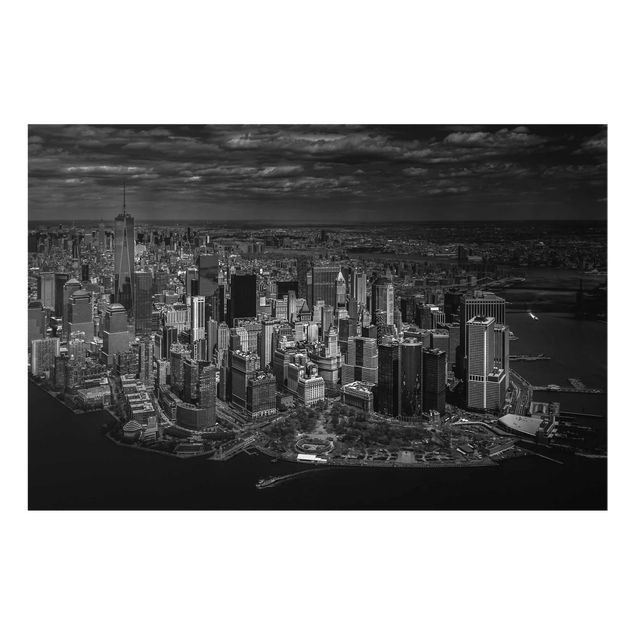Obrazy na szkle poziomy Nowy Jork - Manhattan z lotu ptaka