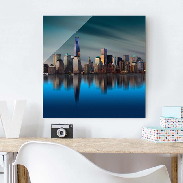 Obrazy na szkle architektura i horyzont Nowy Jork World Trade Center