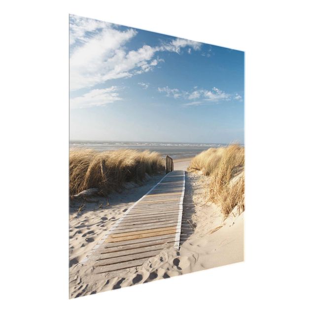 Obrazy na szkle krajobraz Plaża nad Morzem Bałtyckim