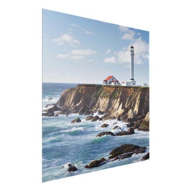 Obrazy na szkle krajobraz Point Arena Lighthouse California