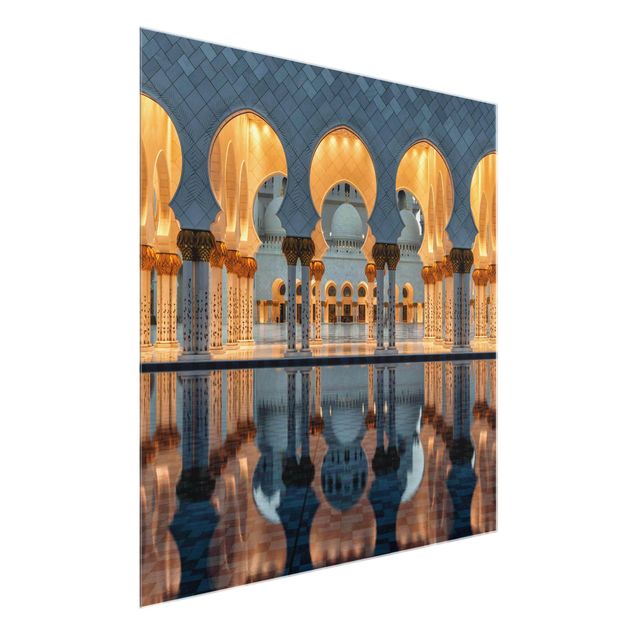 Obrazy na szkle duchowość Refleksje w meczecie