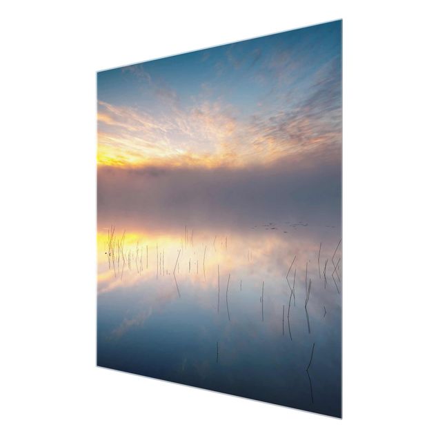 Nowoczesne obrazy Wschód słońca Jezioro Szwedzkie
