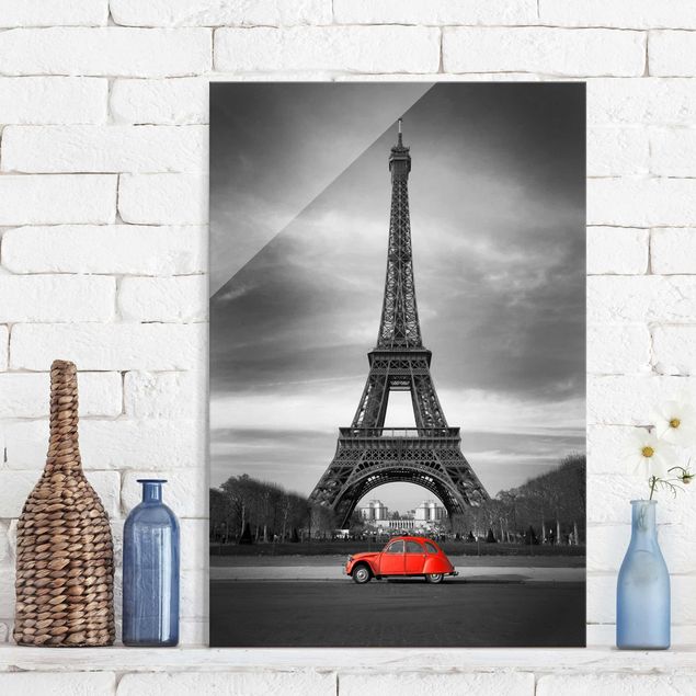 Obrazy na szkle architektura i horyzont Spot na temat Paryża