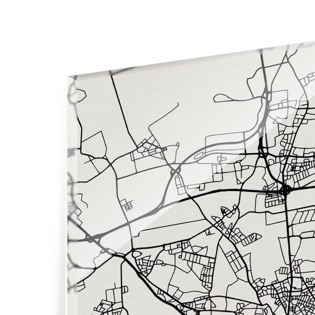 Obrazy powiedzenia Mapa miasta Hanower - Klasyczna