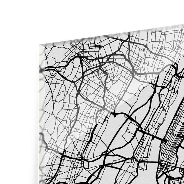 Obrazy do salonu Mapa miasta Nowy Jork - Klasyczna