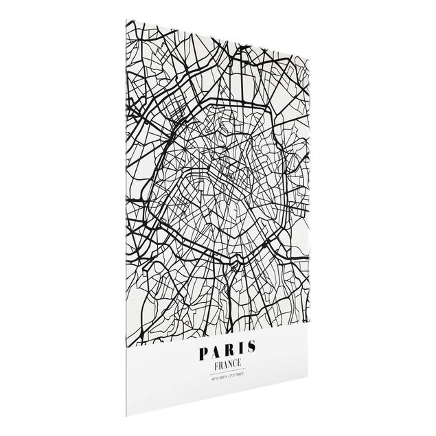 Paryż obraz City Map Paris - Klasyczna