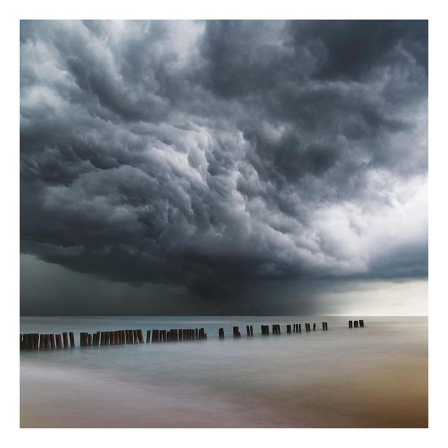 Nowoczesne obrazy do salonu Chmury burzowe nad Morzem Bałtyckim