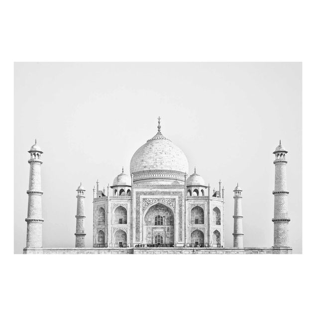 Obrazy nowoczesny Taj Mahal w kolorze szarym