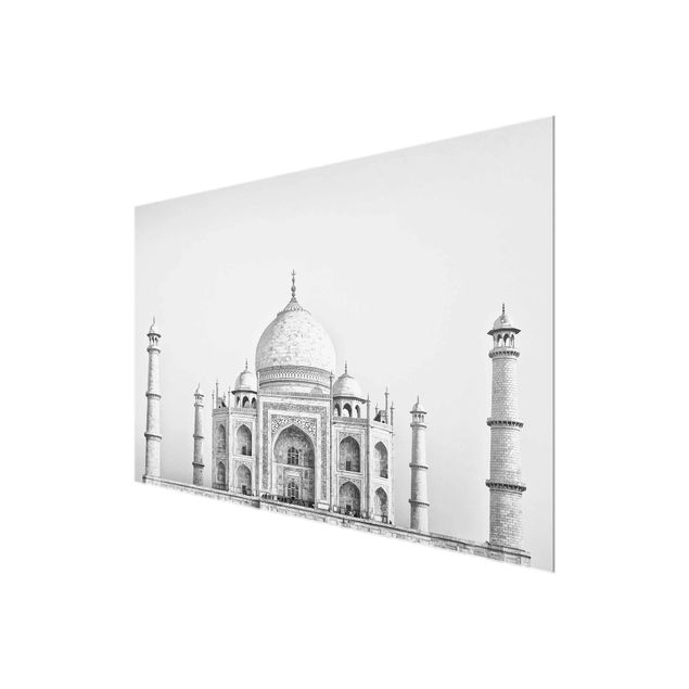 Obraz szary Taj Mahal w kolorze szarym