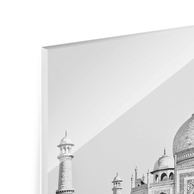 Architektura obrazy Taj Mahal w kolorze szarym