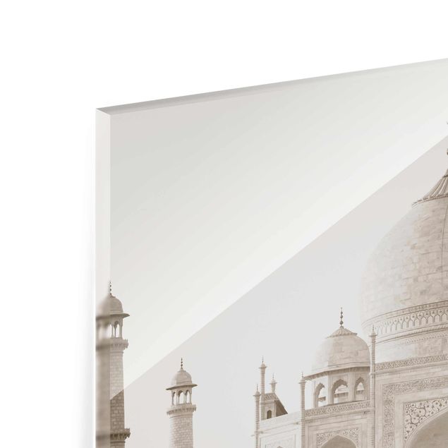 Glas Magnettafel Taj Mahal
