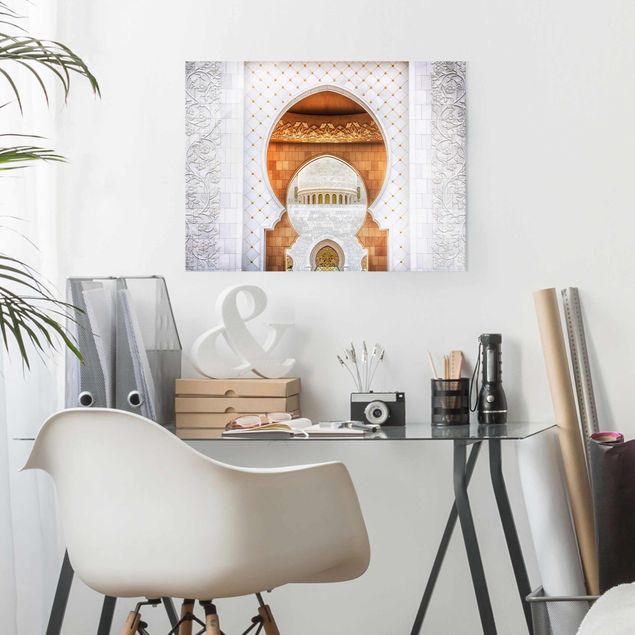 Obrazy na szkle poziomy Brama meczetu