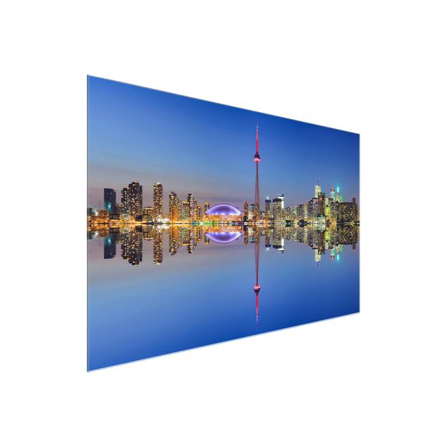 Obrazy do salonu Toronto - panorama miasta na tle jeziora Ontario