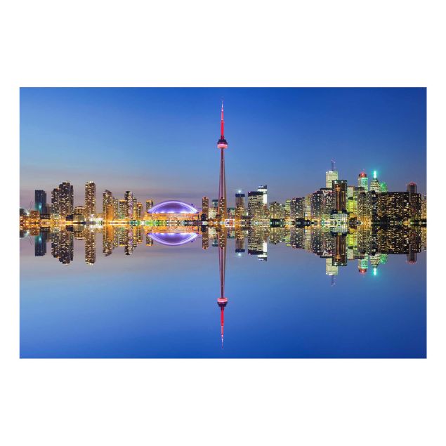 Obrazy nowoczesne Toronto - panorama miasta na tle jeziora Ontario