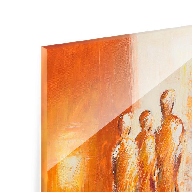 Obrazy artystów Petra Schüßler - Cztery postacie w pomarańczach 02