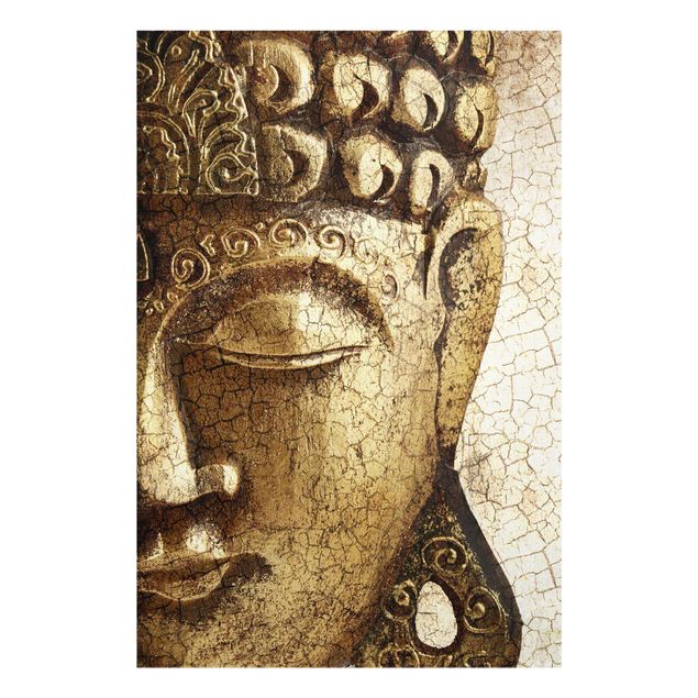 Obrazy duchowość Budda w stylu vintage