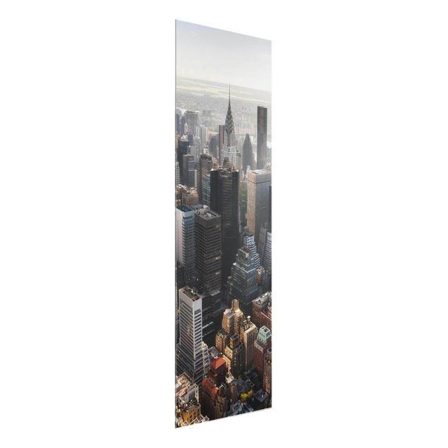 Obrazy na szkle portret Z Empire State Building Upper Manhattan NY