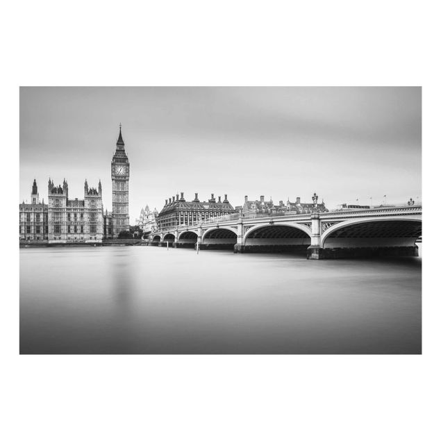 Obrazy na szkle poziomy Most Westminsterski i Big Ben