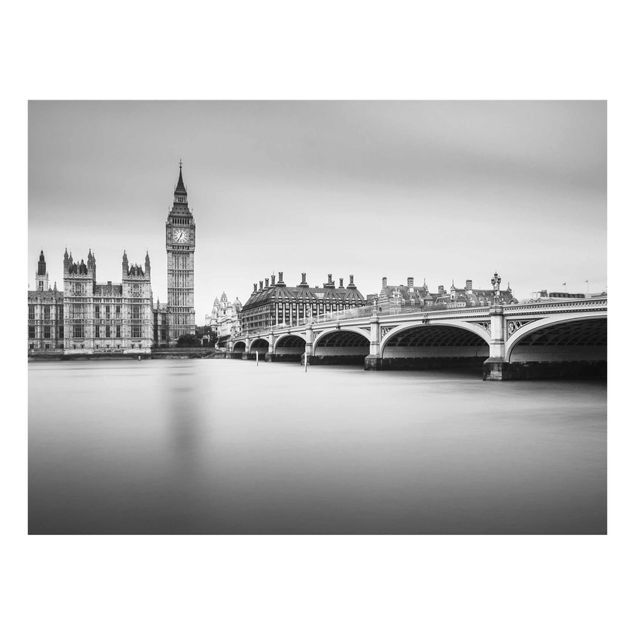 Obrazy na szkle poziomy Most Westminsterski i Big Ben