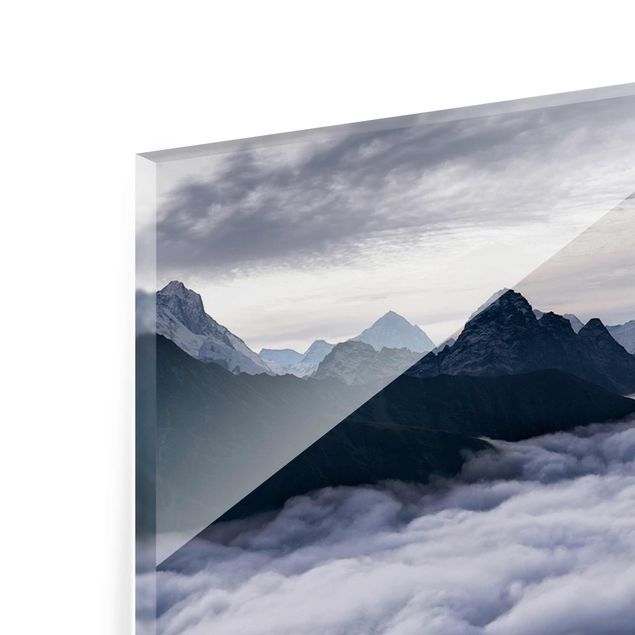 Obrazy z górami Morze chmur w Himalajach