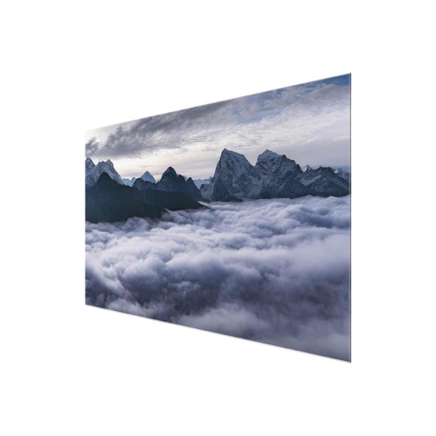 Nowoczesne obrazy Morze chmur w Himalajach