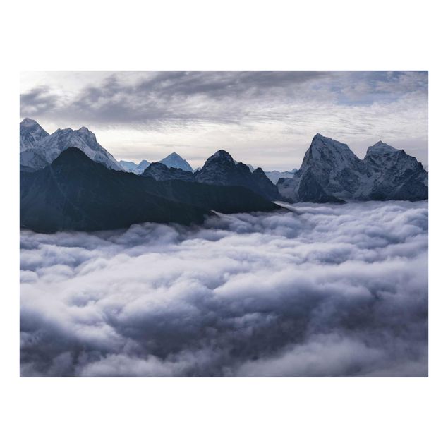 Obrazy do salonu nowoczesne Morze chmur w Himalajach