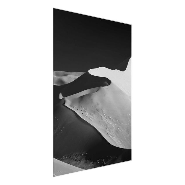 Obrazy na szkle krajobraz Pustynia - abstrakcyjne wydmy