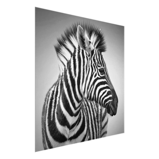 Zebra obraz Portret dziecka-zebry II