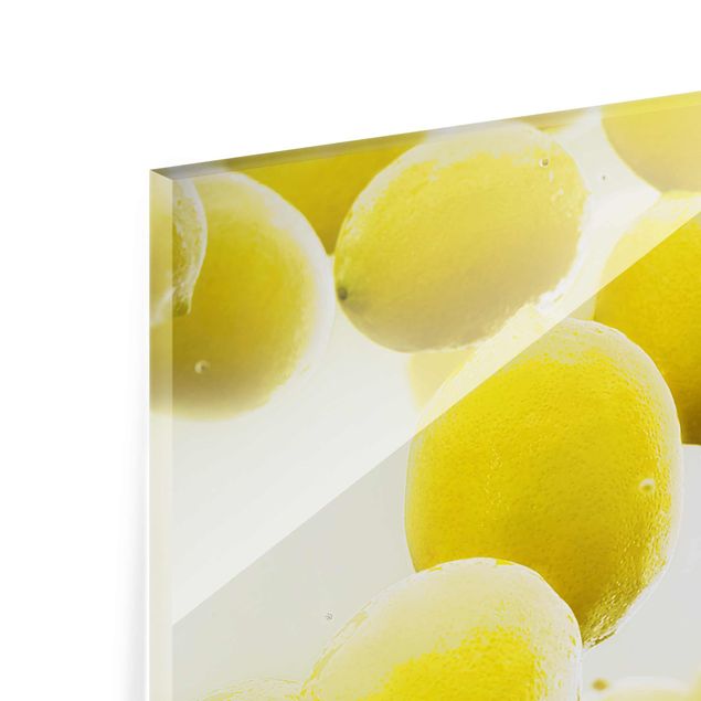 Glas Magnetboard Citrony w wodzie