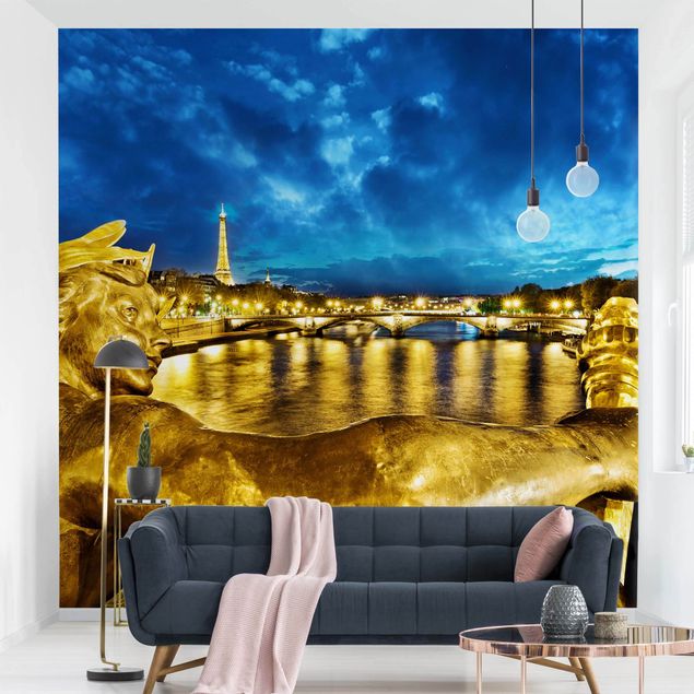 Paryż tapeta Złoty Paryż
