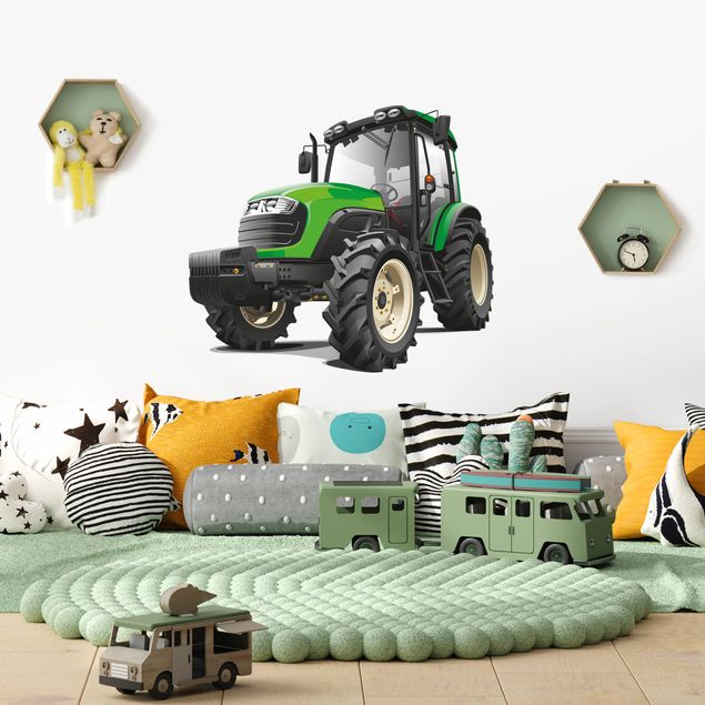 Pokój niemowlęcy Duży zielony traktor