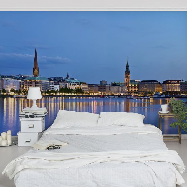 Modne fototapety panorama Hamburga