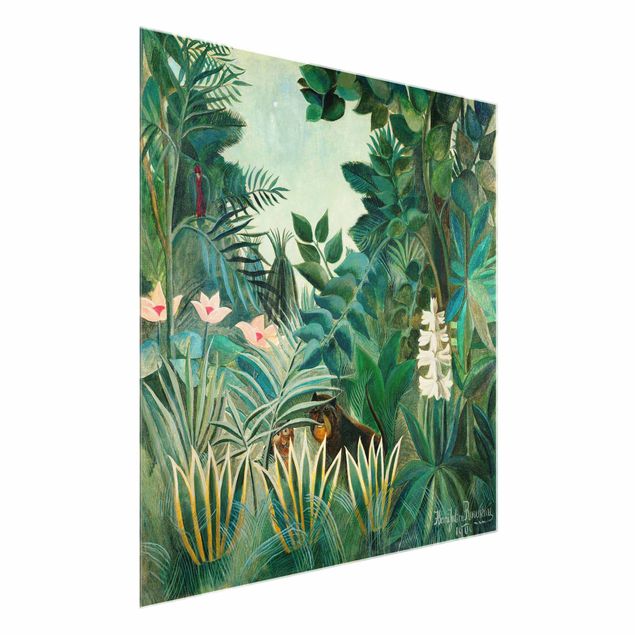 Nowoczesne obrazy do salonu Henri Rousseau - Dżungla na równiku