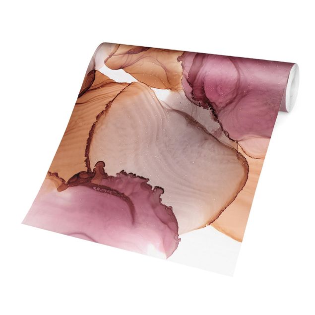 Fototapeta - Jesienne wibracje w kolorze fioletowym i miedzianym
