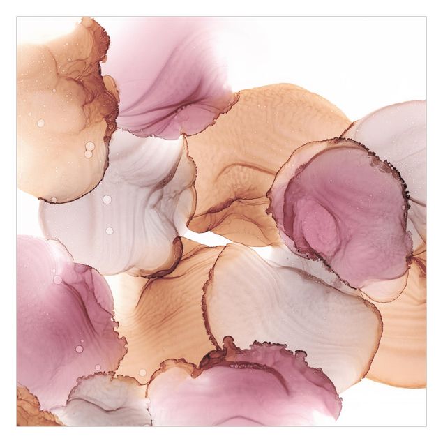 Fototapeta - Jesienne wibracje w kolorze fioletowym i miedzianym