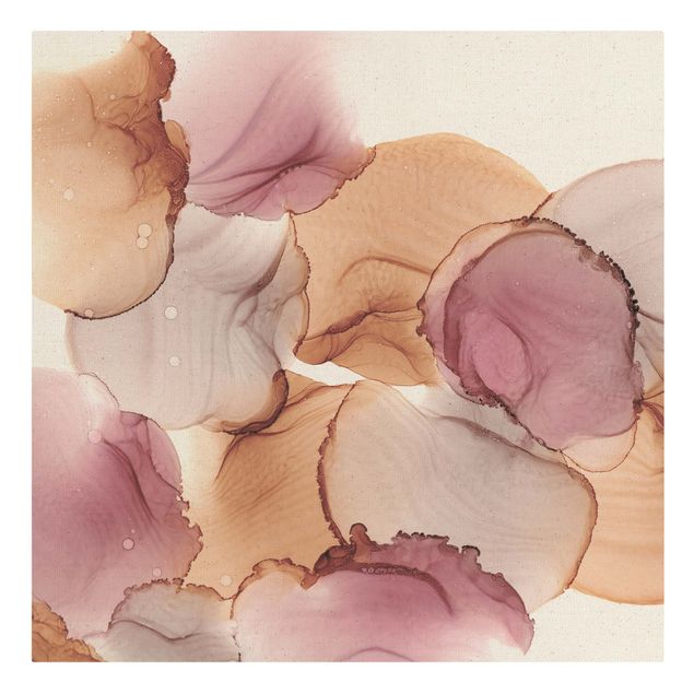 Obrazy drukowane na płótnie Jesienne wibracje w kolorze fioletowym i miedzianym