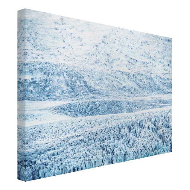 Obrazy krajobraz Wzór na lodowcu islandzkim