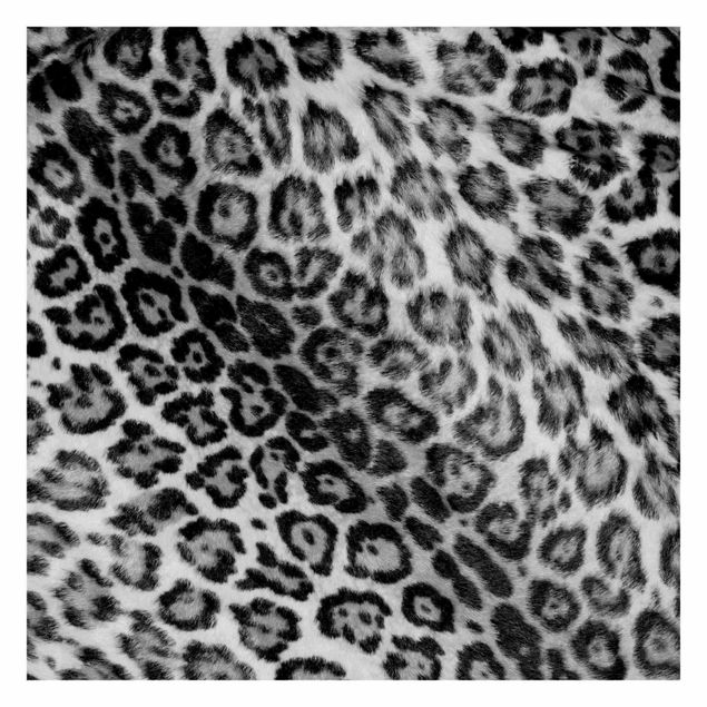 Fototapeta - Skóra jaguara, czarno-biała