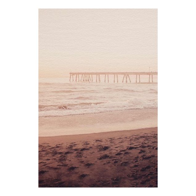 Obrazy na szkle plaża Wybrzeże Półksiężyca w Kalifornii