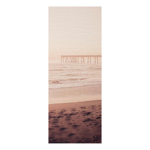 Obrazy na szkle plaża Wybrzeże Półksiężyca w Kalifornii