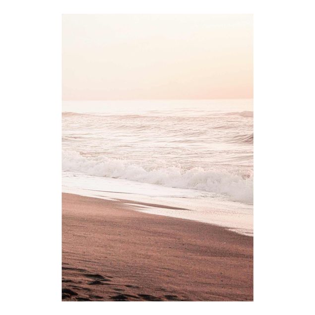 Obrazy na szkle plaża Zachód słońca w Kalifornii